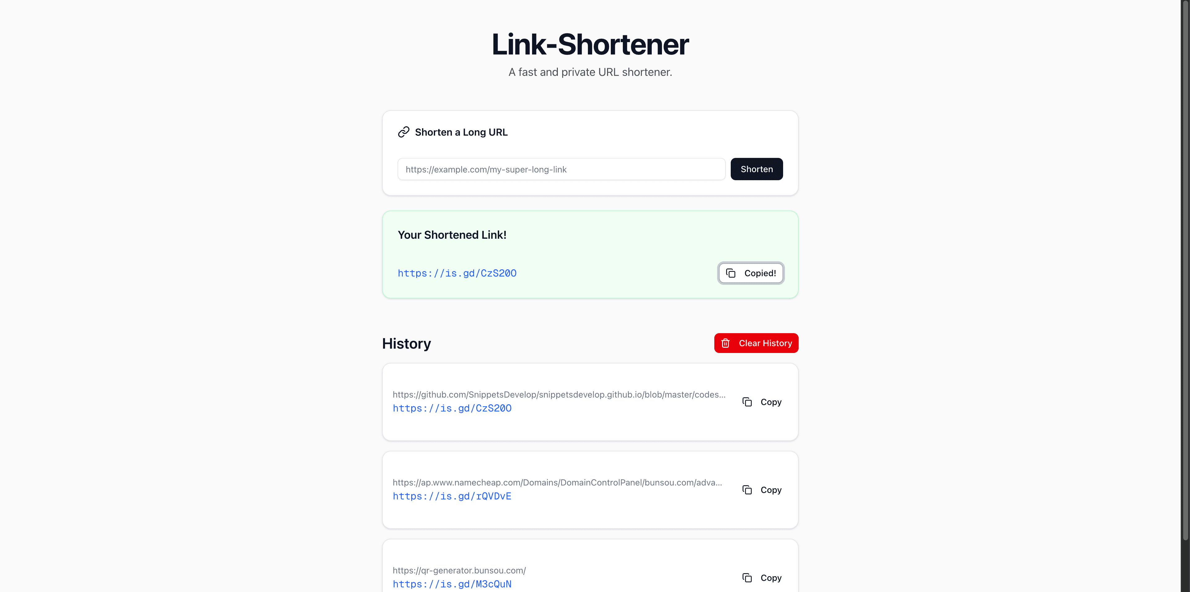 Link Shortener gallery 4